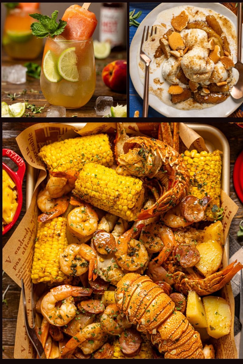 Collage of recipes for Southern What To Eat This Week.
