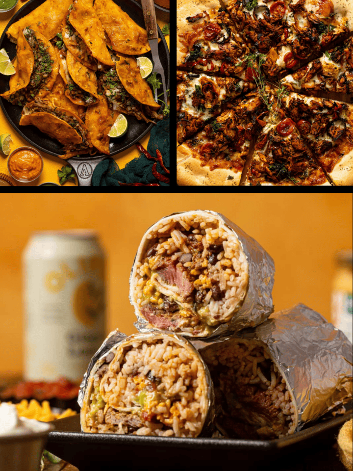 Collage of comforting and flavorful recipes.