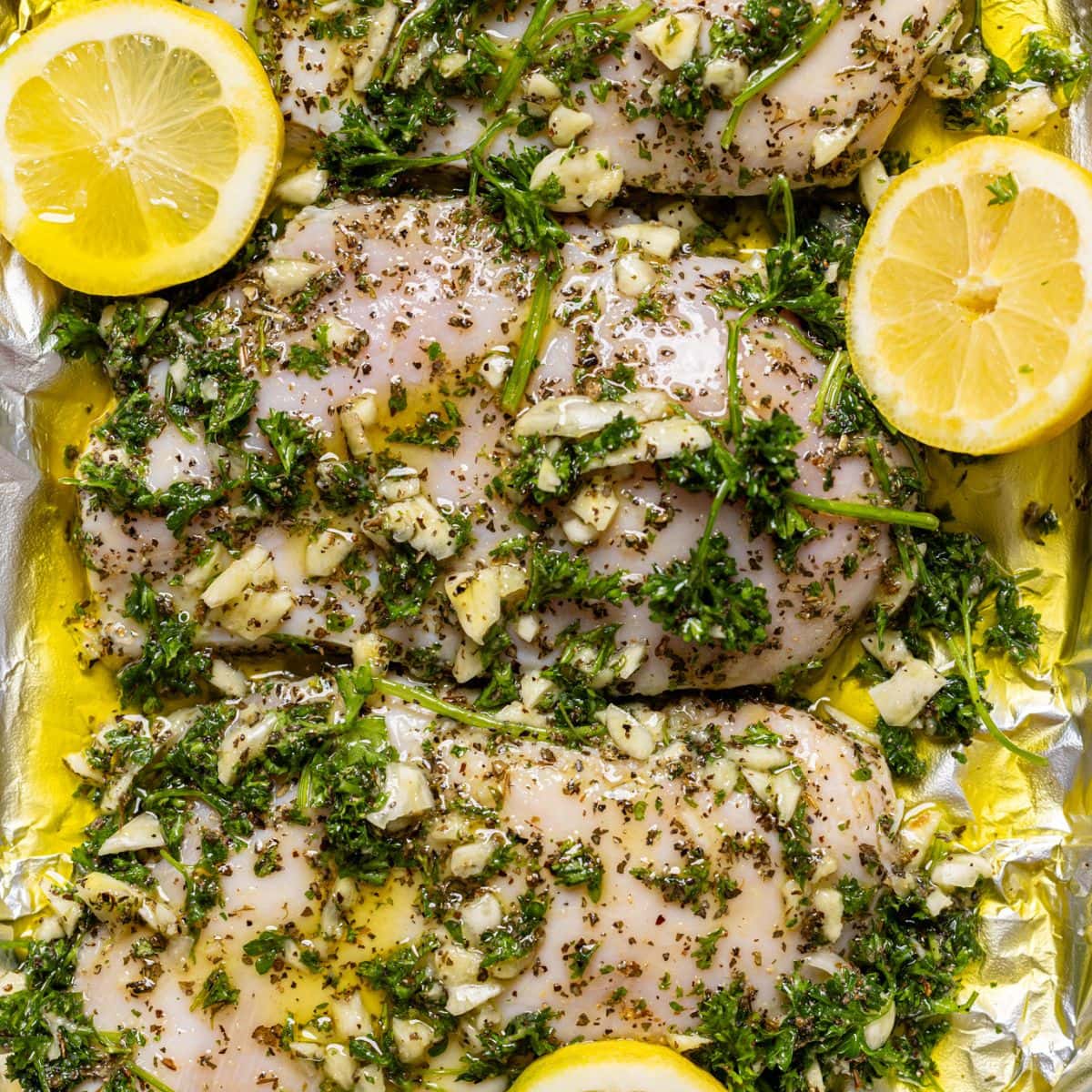 The Best Lemon Garlic Herb Chicken Marinade