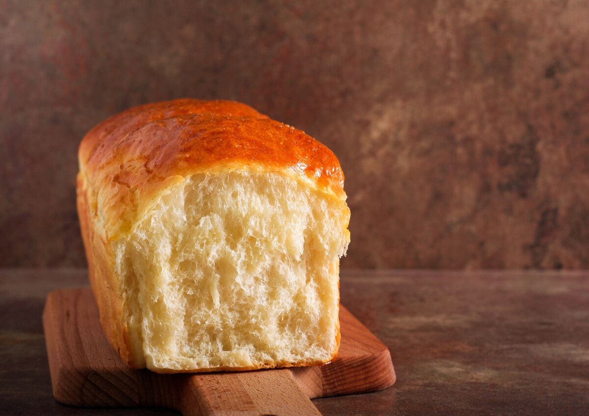 Milk Bread loaf.